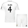 Maglia ufficiale Real Madrid Alaba 4 Casa 2024-25 per Bambino